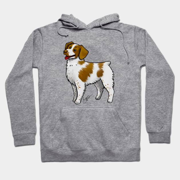 Dog - Brittany Hoodie by Jen's Dogs Custom Gifts and Designs